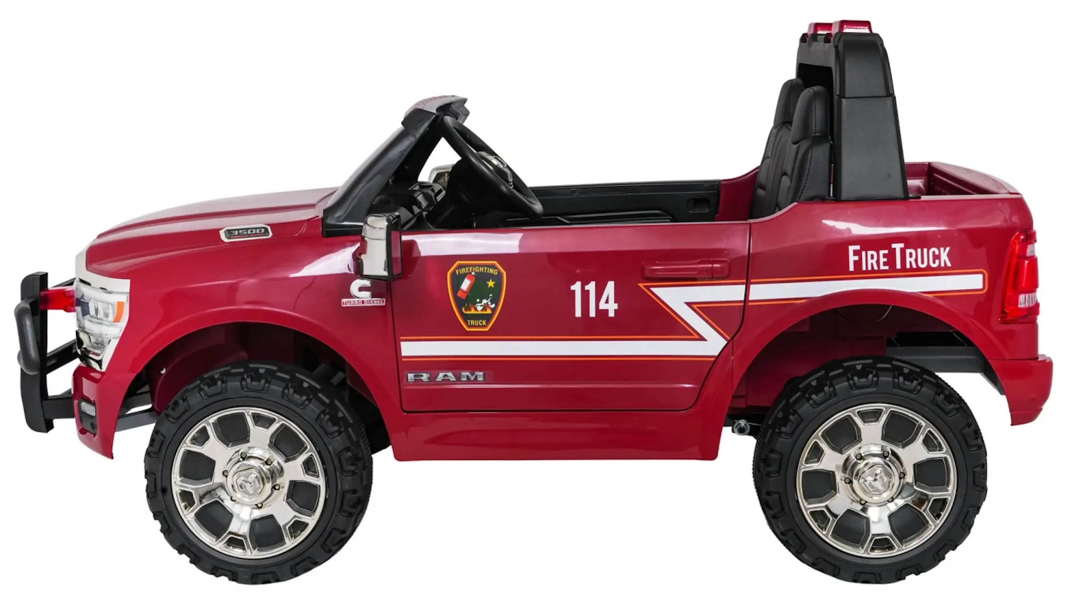 Masinuta electrica Ramiz Ram 3500 Fire Department Vehicle (Red)