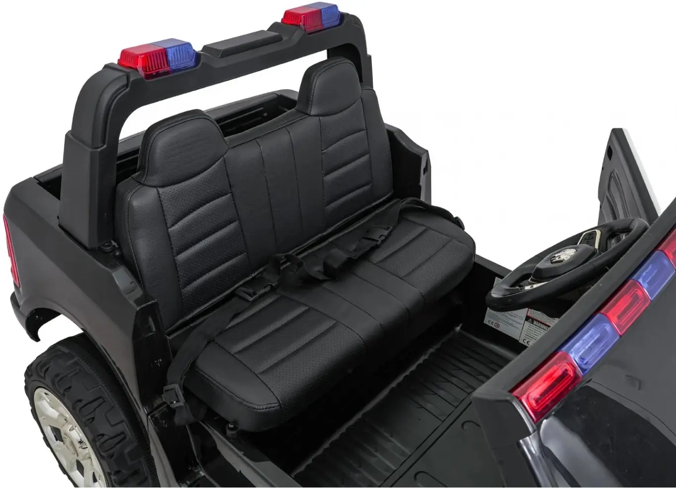 Masinuta electrica Ramiz Ram 3500 Police (Black) - 11
