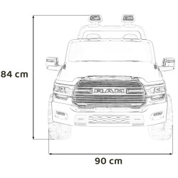 Masinuta electrica Ramiz Ram 3500 Police (Black) Thumb