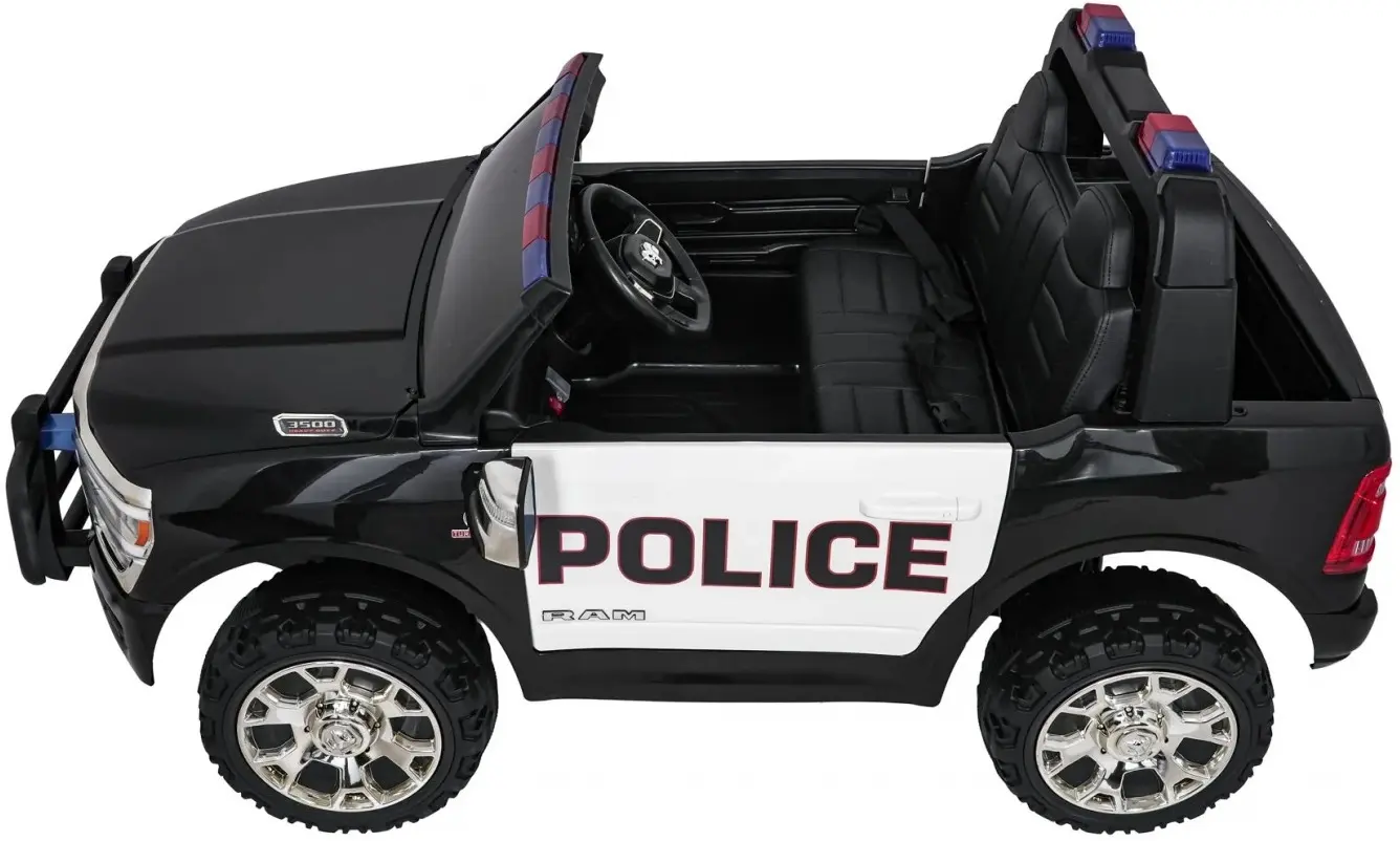 Masinuta electrica Ramiz Ram 3500 Police (Black) - 20