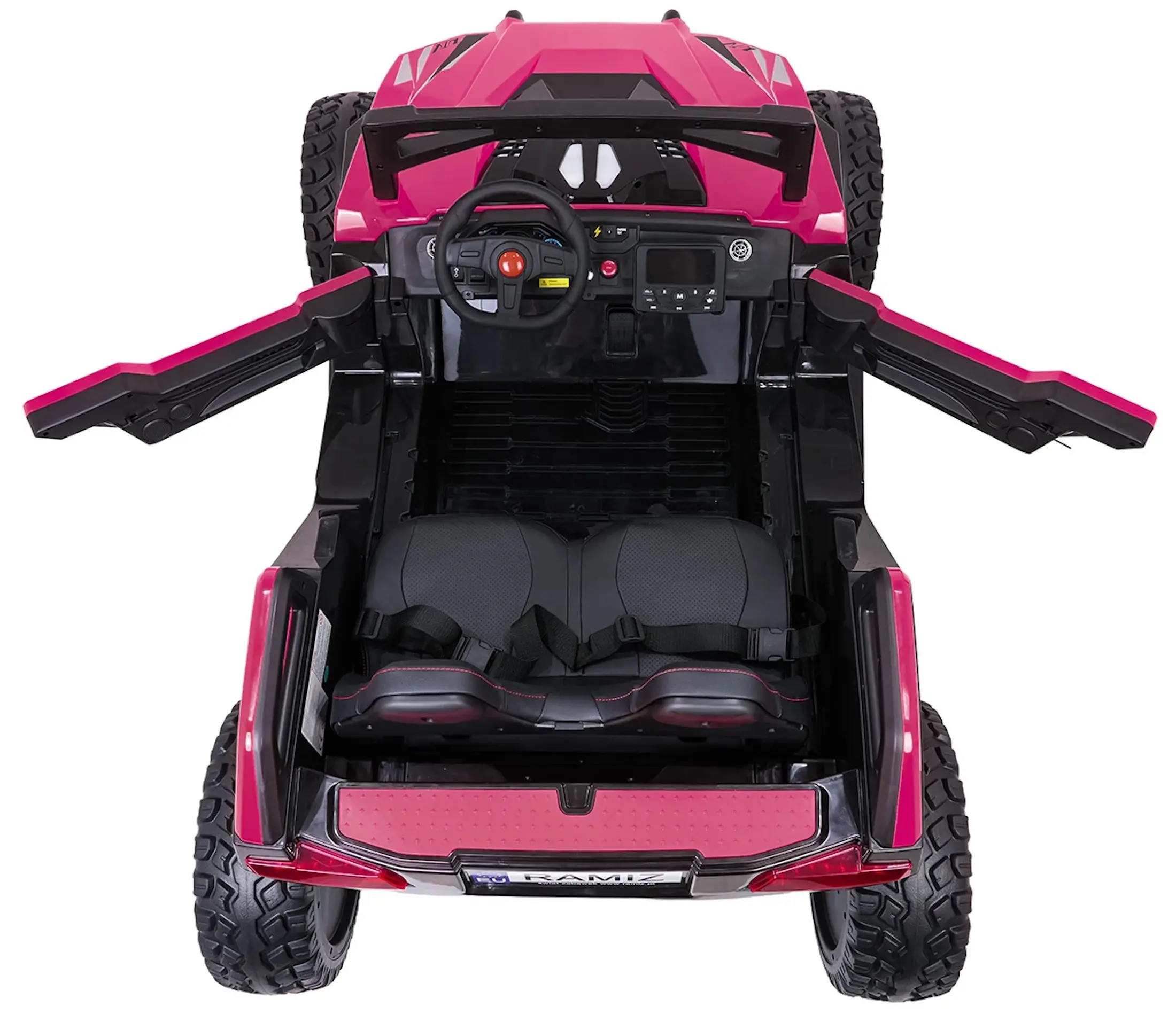 Masinuta electrica Ramiz RTR Monster Speed 4x4 (Pink) - 6