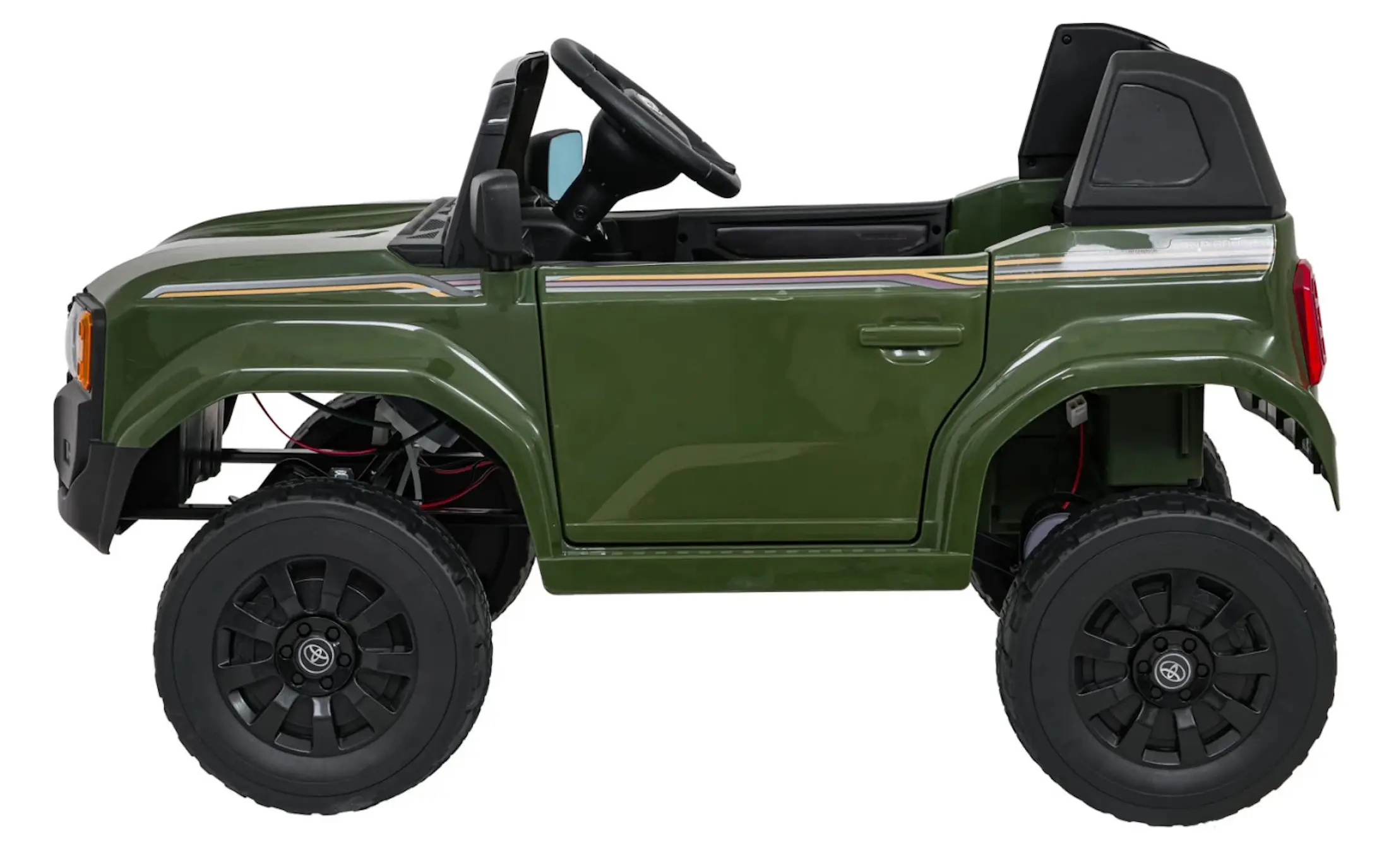 Masinuta electrica Ramiz Toyota Land Cruiser Prado (Green)