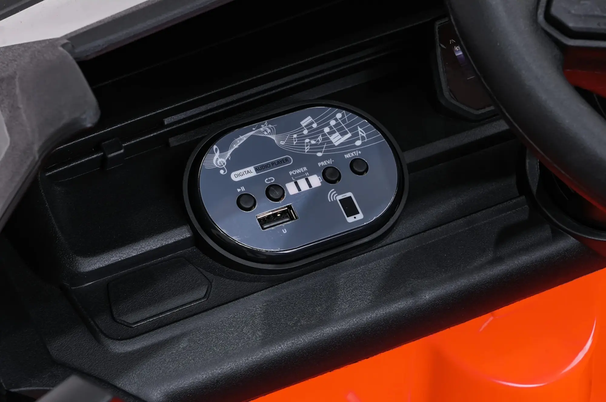 Masinuta electrica Ramiz Volkswagen ID Buzz (Orange)