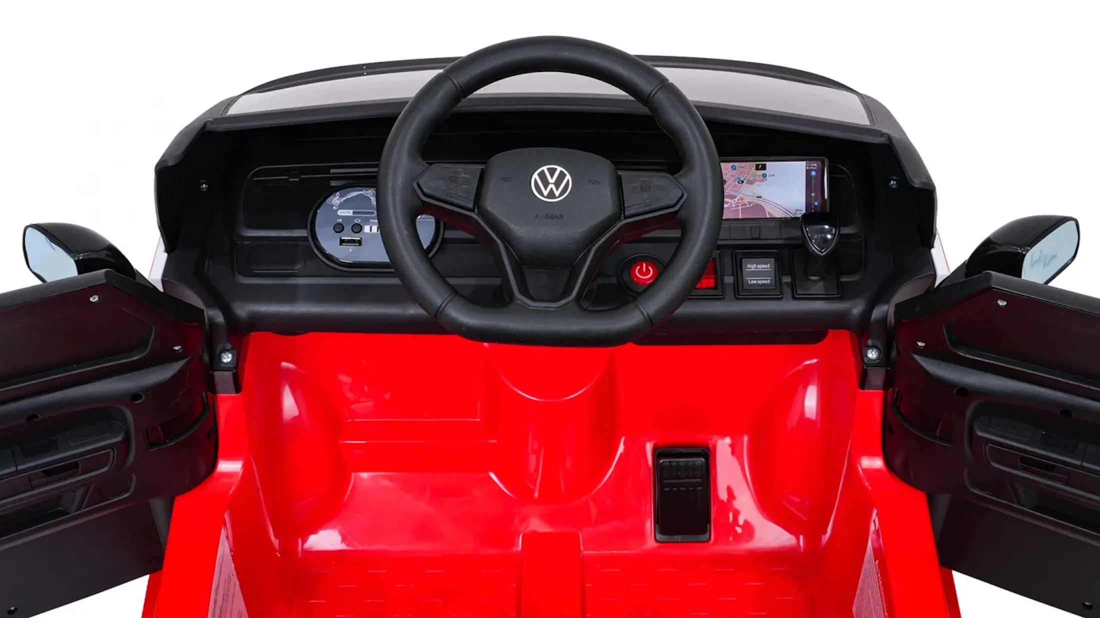 Masinuta electrica Ramiz Volkswagen ID Buzz (Red)