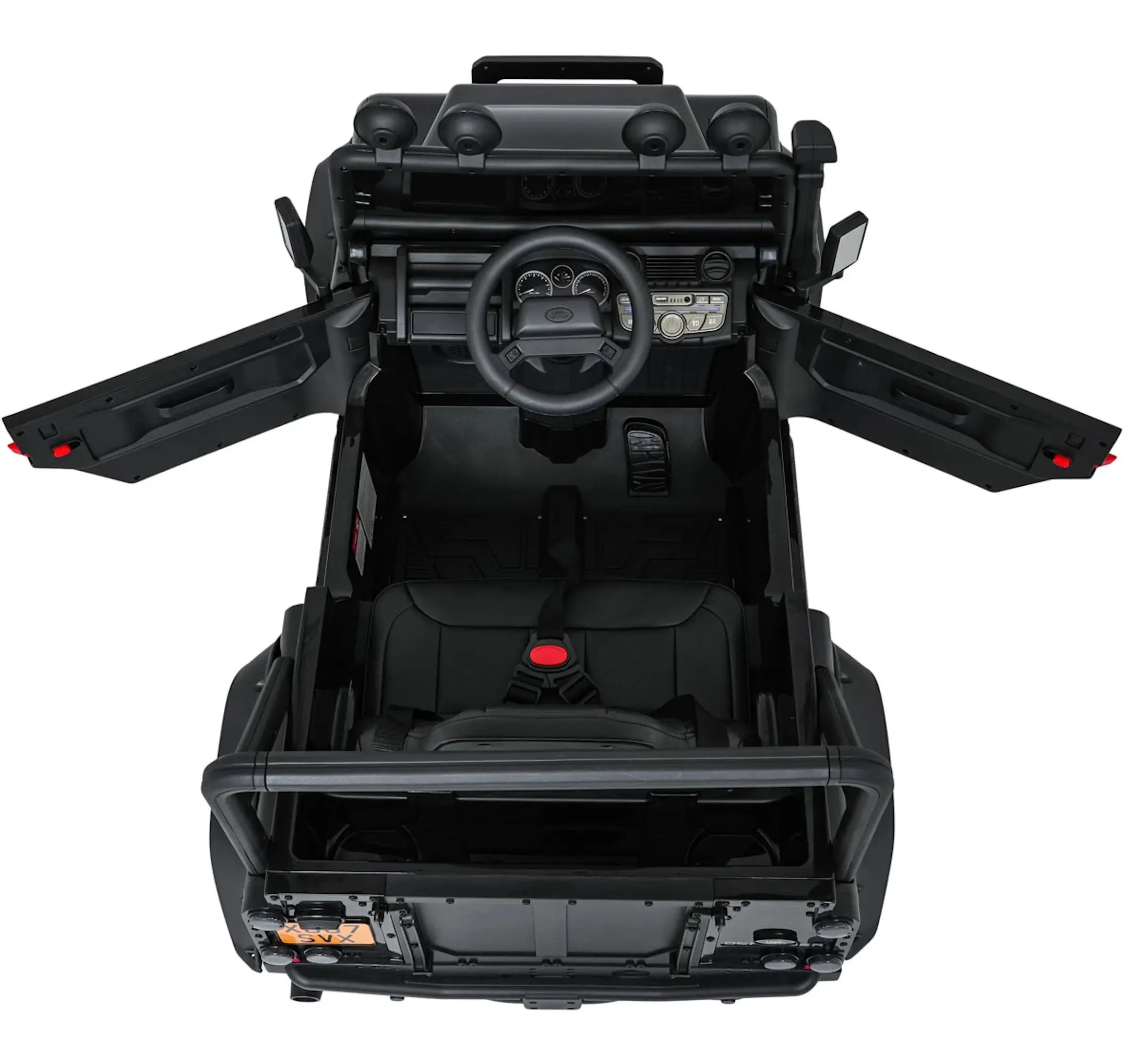 Masinuta electrica Ramiz Land Rover Defender 110 SVX Concept (Black)