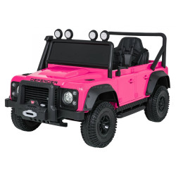 Masinuta electrica Ramiz Land Rover Defender 110 SVX Concept (Pink)