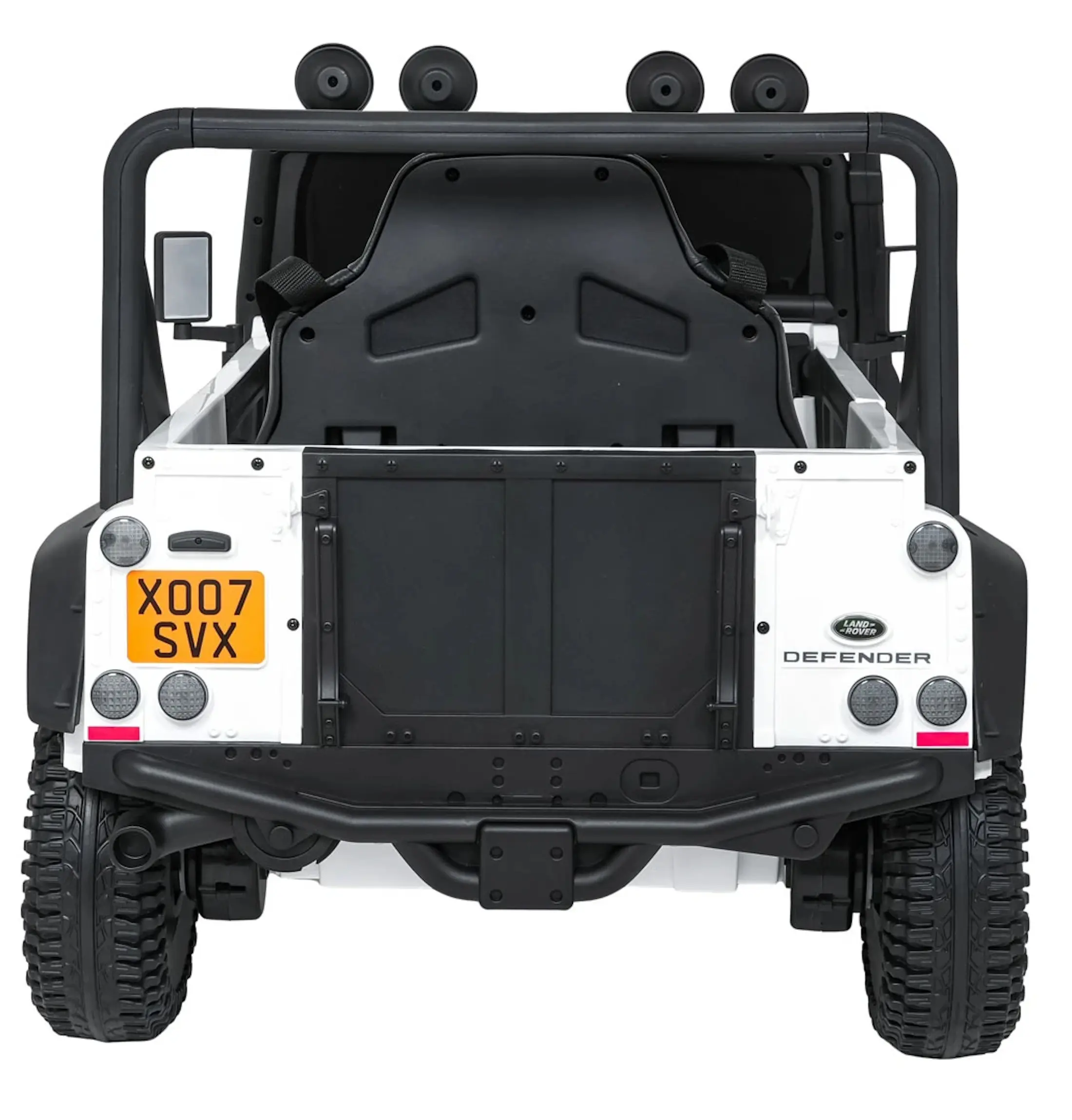 Masinuta electrica Ramiz Land Rover Defender 110 SVX Concept (White)