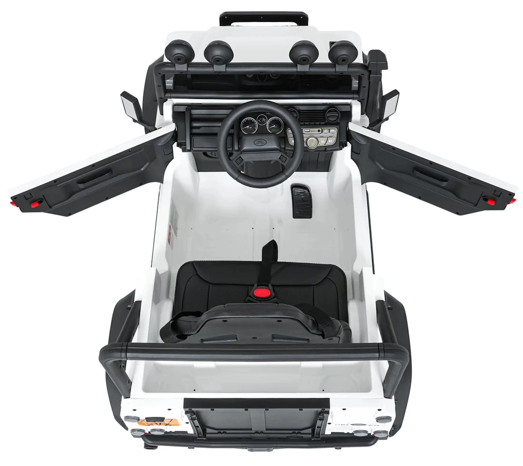 Masinuta electrica Ramiz Land Rover Defender 110 SVX Concept (White)