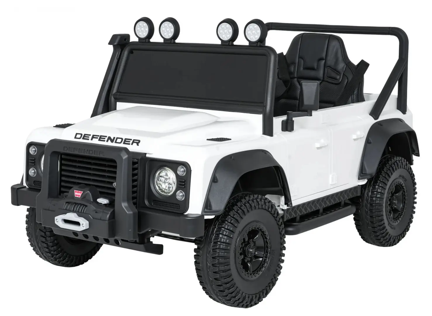 Masinuta electrica Ramiz Land Rover Defender 110 SVX Concept (White)