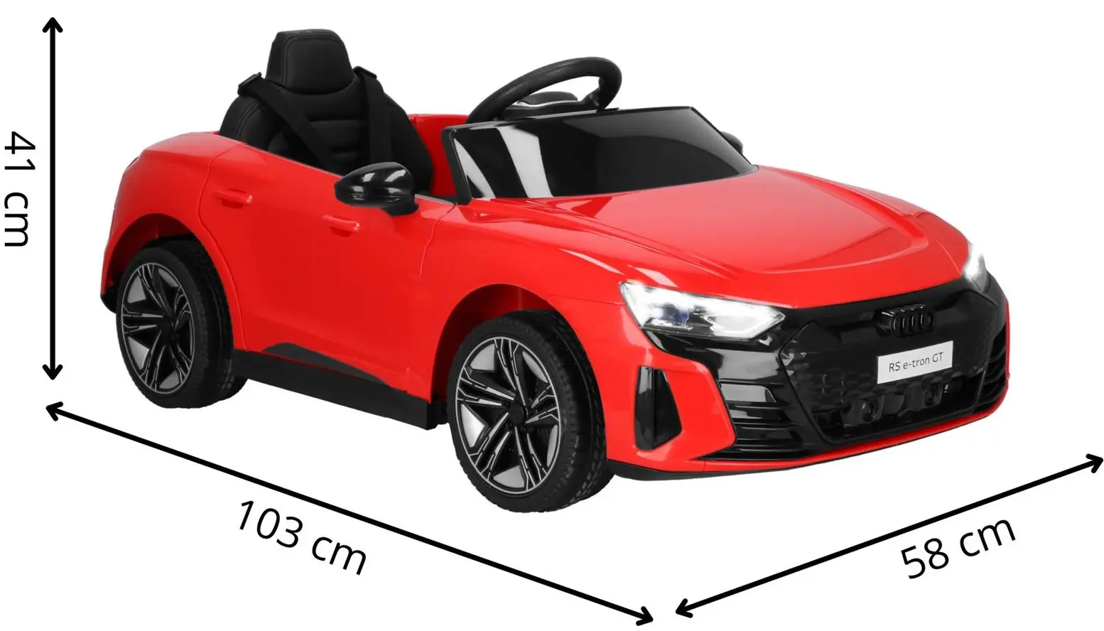 Электромобиль Springos Audi RS e-tron GT 4x4 KC0013 (Red) - 12