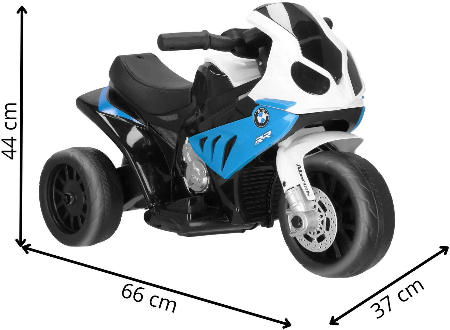 Электромотоцикл Springos BMW S 1000 RR KC0015 (White/Blue) - 4