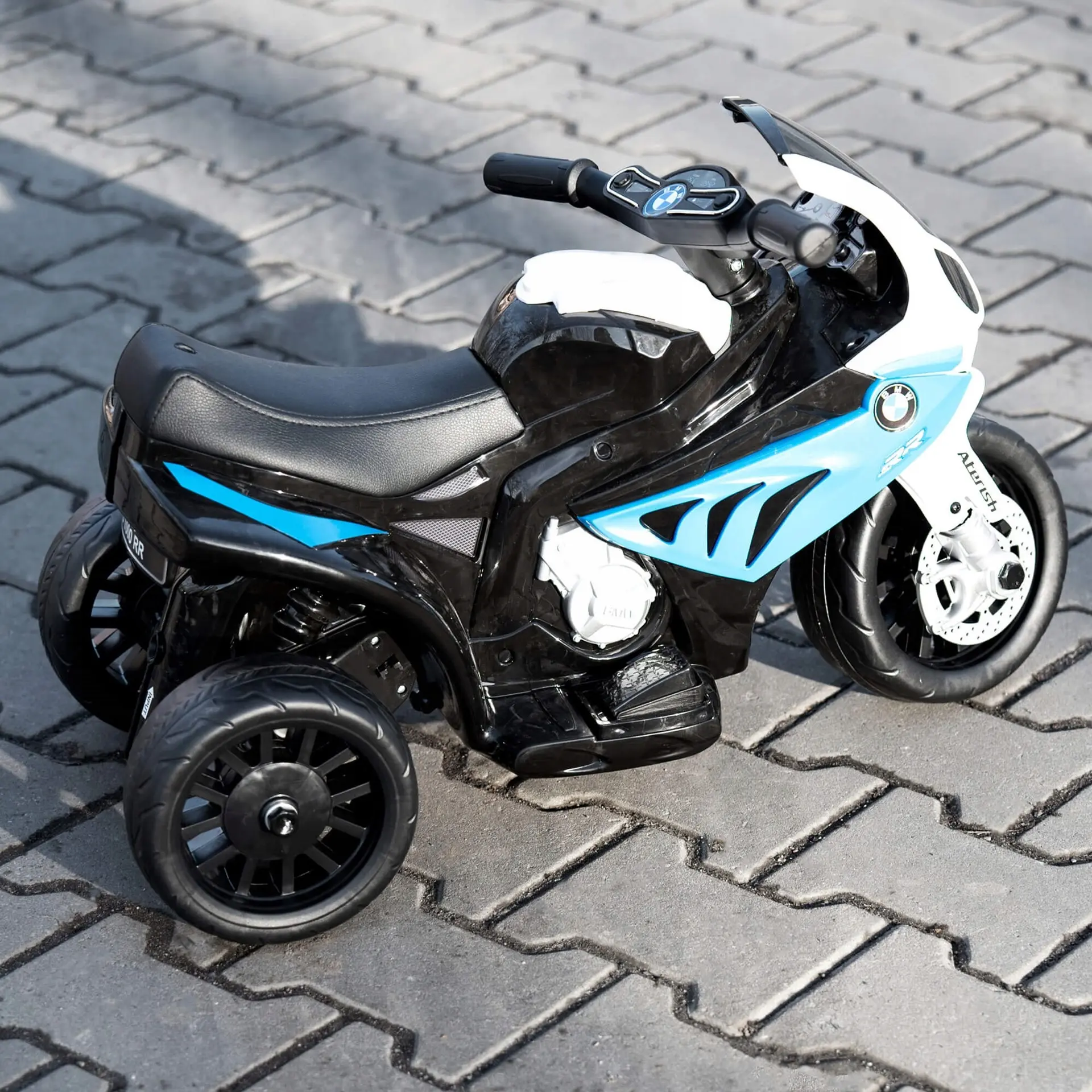 Электромотоцикл Springos BMW S 1000 RR KC0015 (White/Blue) - 5