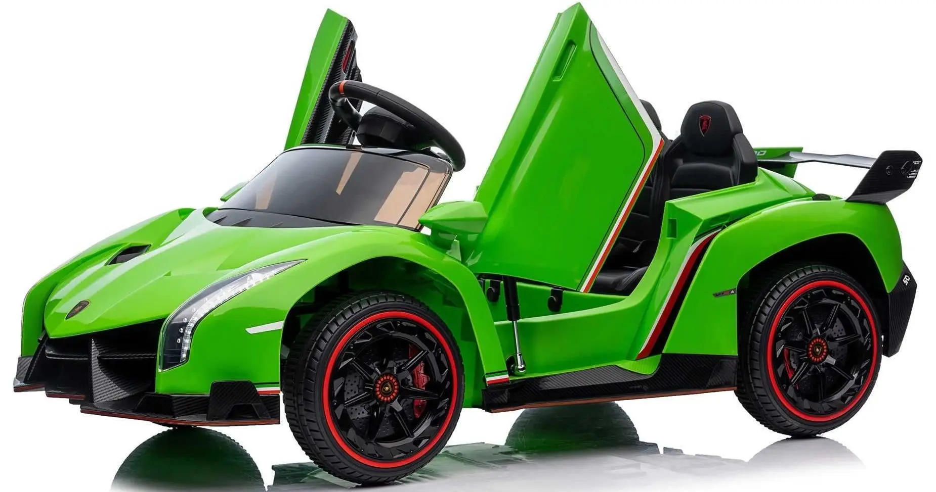 Электромобиль Titan Toys Lamborghini Veneno (Green) - 4