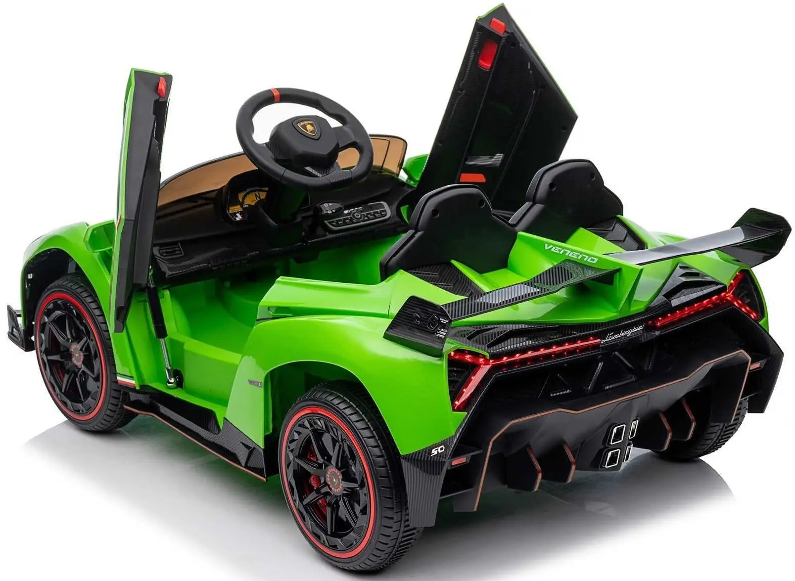 Электромобиль Titan Toys Lamborghini Veneno (Green) - 7