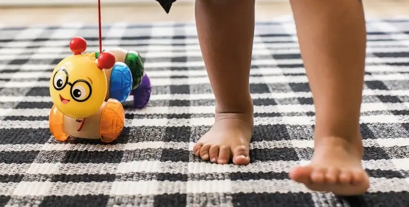 Jucarie de tragere Baby Einstein Inch Along Cal