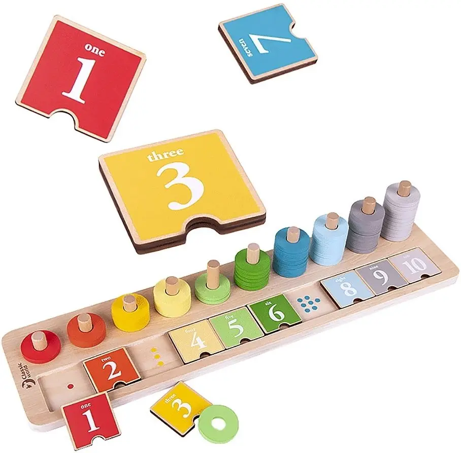 Set de cifre Classic World Counting Stacker (Multicolor)