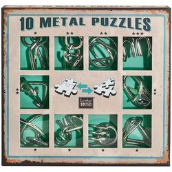 Набор головоломок Eureka 10 Metal Puzzles Green Set