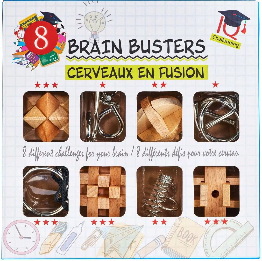 Набор головоломок Eureka Brain Busters Cerveaux En Fusion 473360