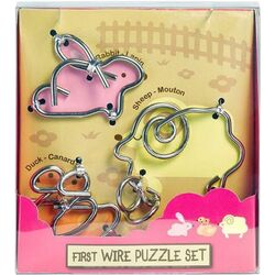 Набор головоломок Eureka First Wire Puzzle Set Animal 1 473350