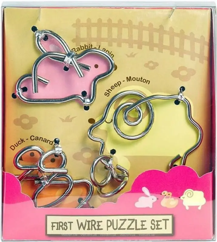 Набор головоломок Eureka First Wire Puzzle Set Animal 1 473350