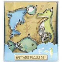 Набор головоломок Eureka First Wire Puzzle Set Aquatic 473352