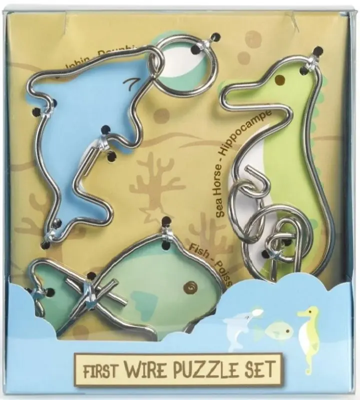 Набор головоломок Eureka First Wire Puzzle Set Aquatic 473352