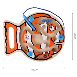 Labirint magnetic Hape Go-Fish-Go E1700 (Natural/Orange) Thumb