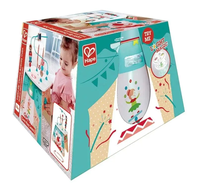 Cub de dezvoltare Hape Circus E1813 (Turquoise/White)