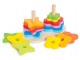 Piramida Hape Double Rainbow Stacker E0406 (Multicolor)