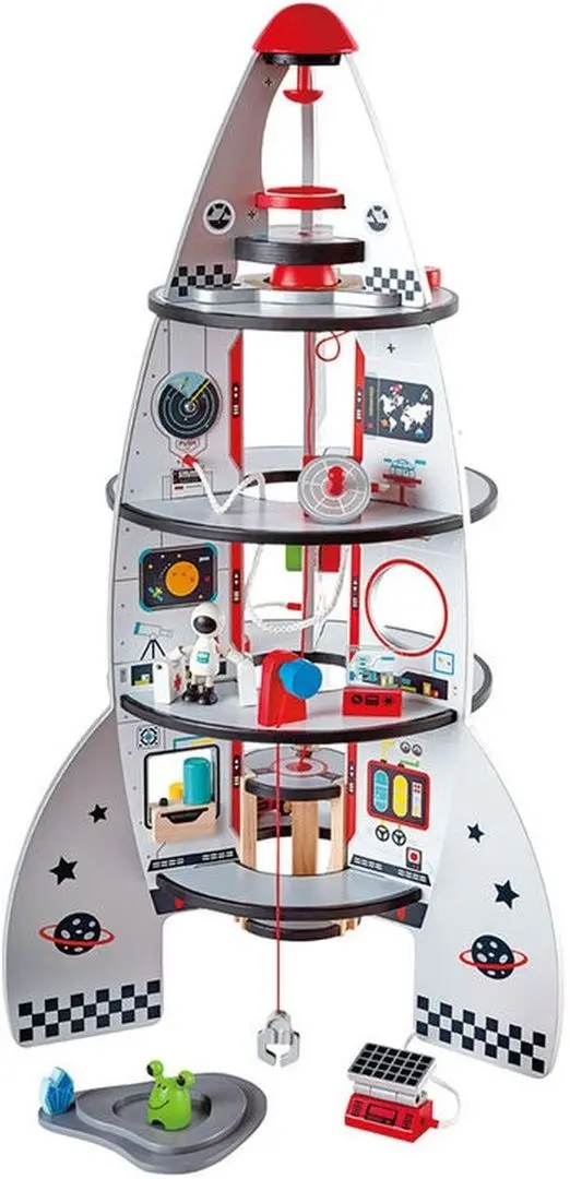 Set de joc Hape Four-Stage Rocket Ship E3021