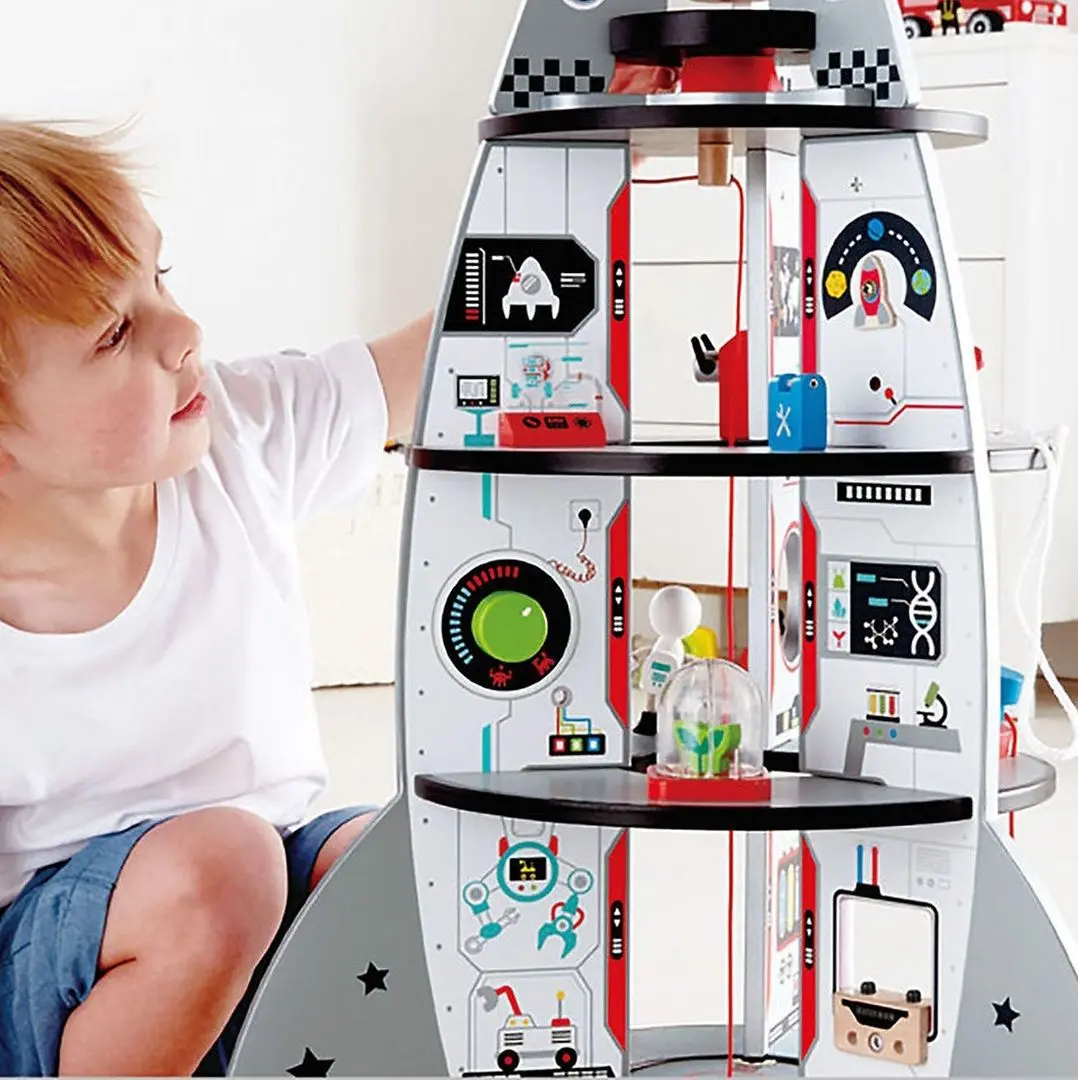 Set de joc Hape Four-Stage Rocket Ship E3021