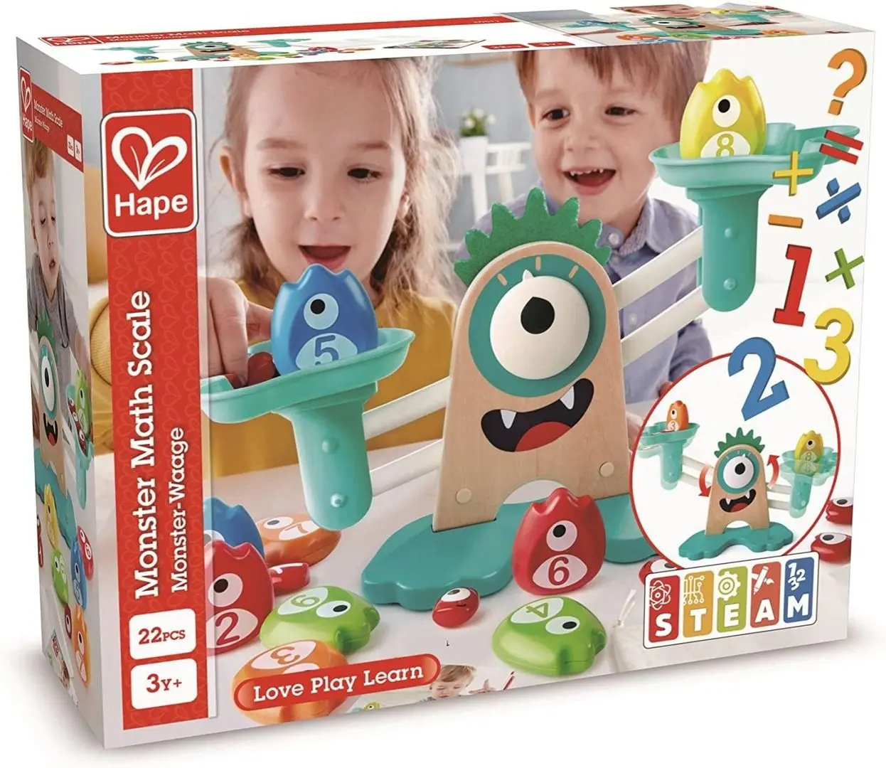 Balansoar Hape Monster Math Scale E0511 (Multicolor)