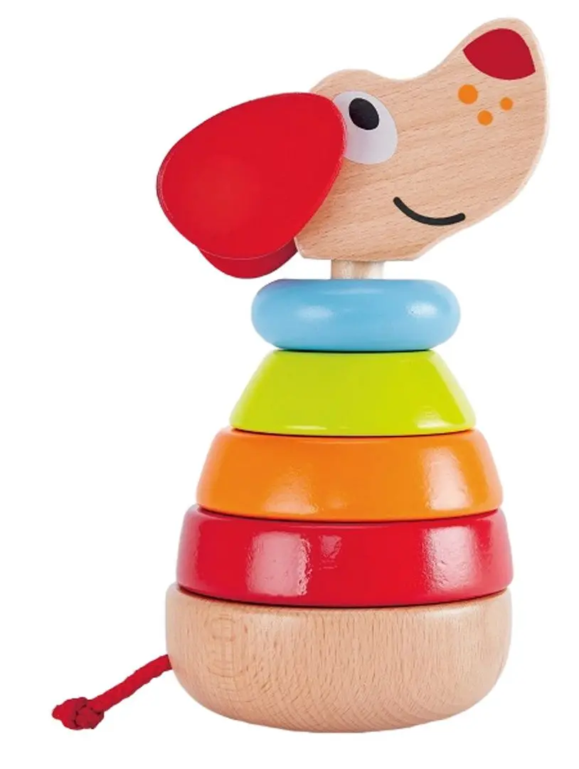 Piramida Hape Pepe Rainbow Stacker E0448 (Multicolor)