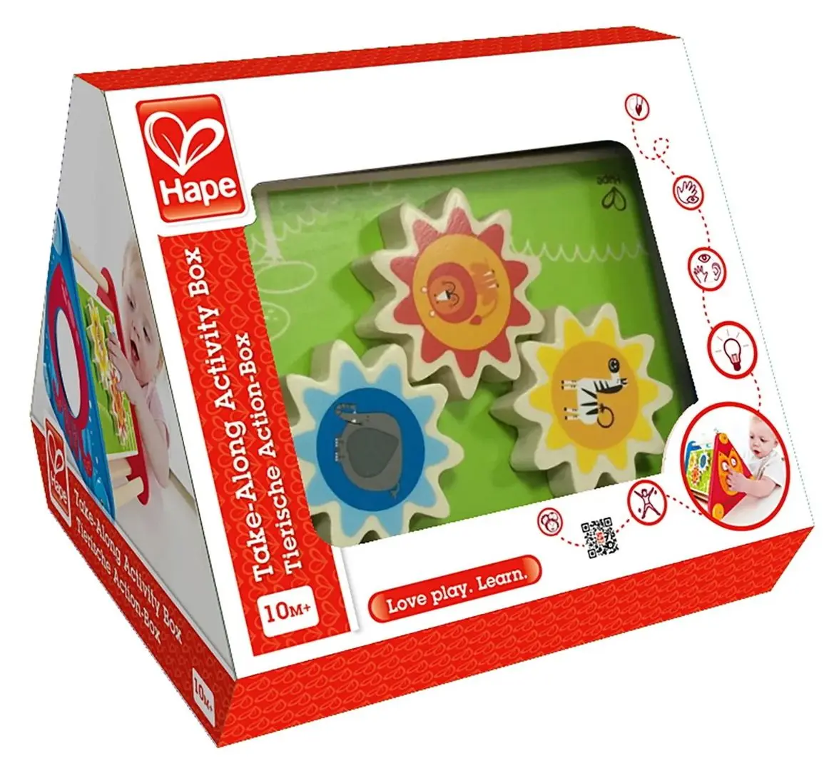Бизипирамида Hape Take-Along Activity Box E0434 (Multicolor)