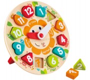 Joc de dezvoltare Hape Chunky Clock E1622