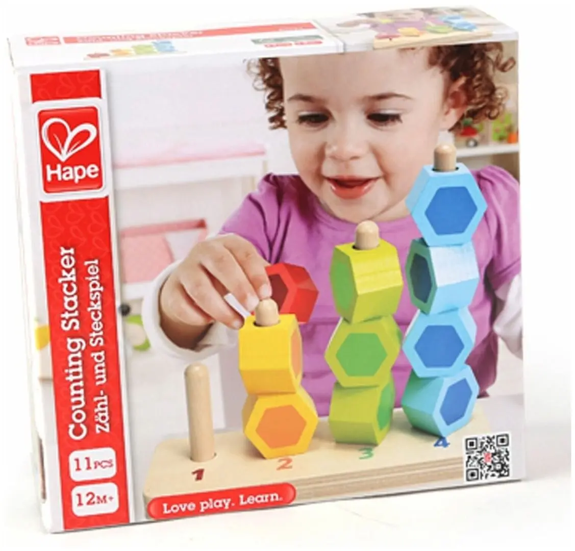 Piramida Hape Counting Stacker E0504 (Multicolor)