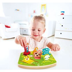 Puzzle Hape Farmyard Sound E1614 Thumb