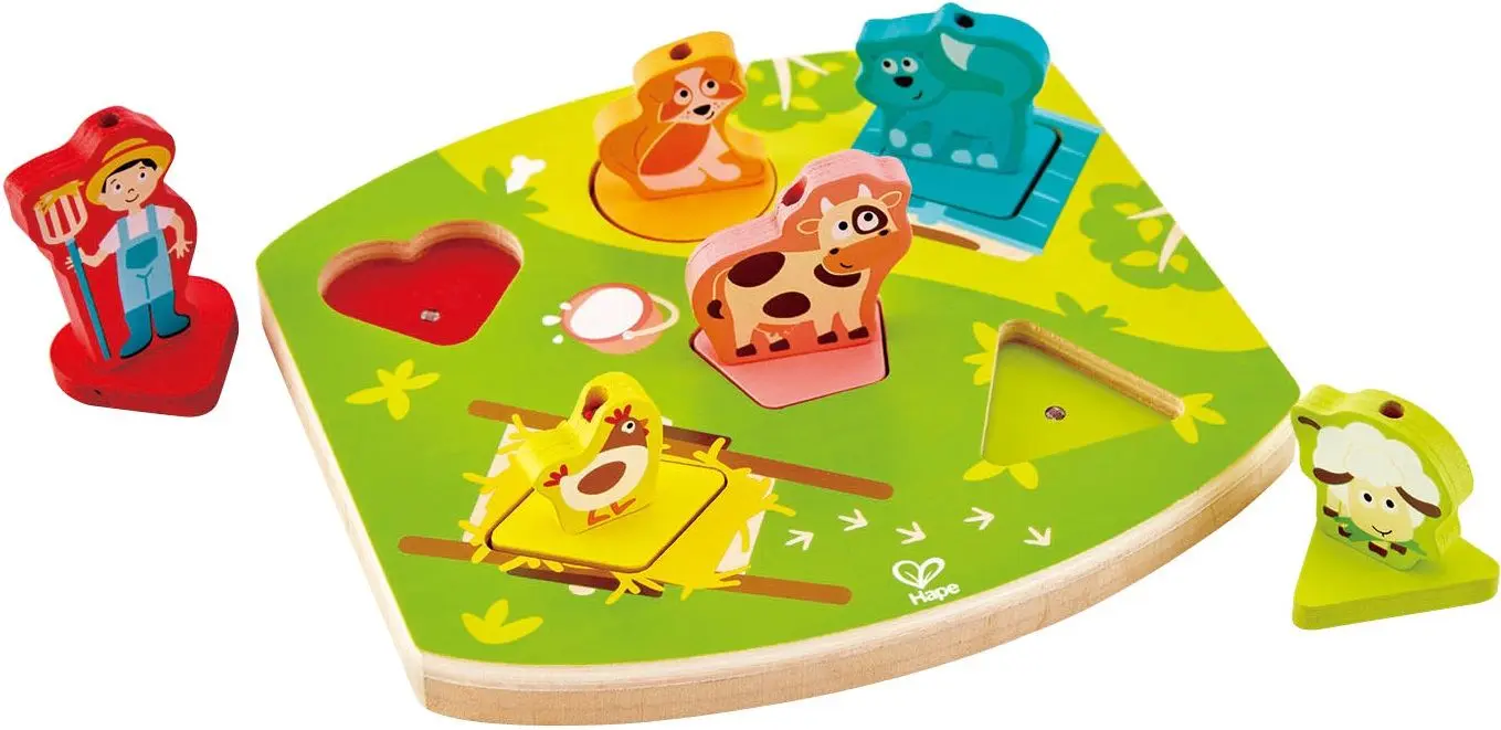 Puzzle Hape Farmyard Sound E1614