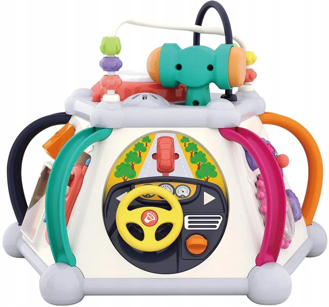 Cub de dezvoltare Hola Toys Activity Pyramid (Multicolour)