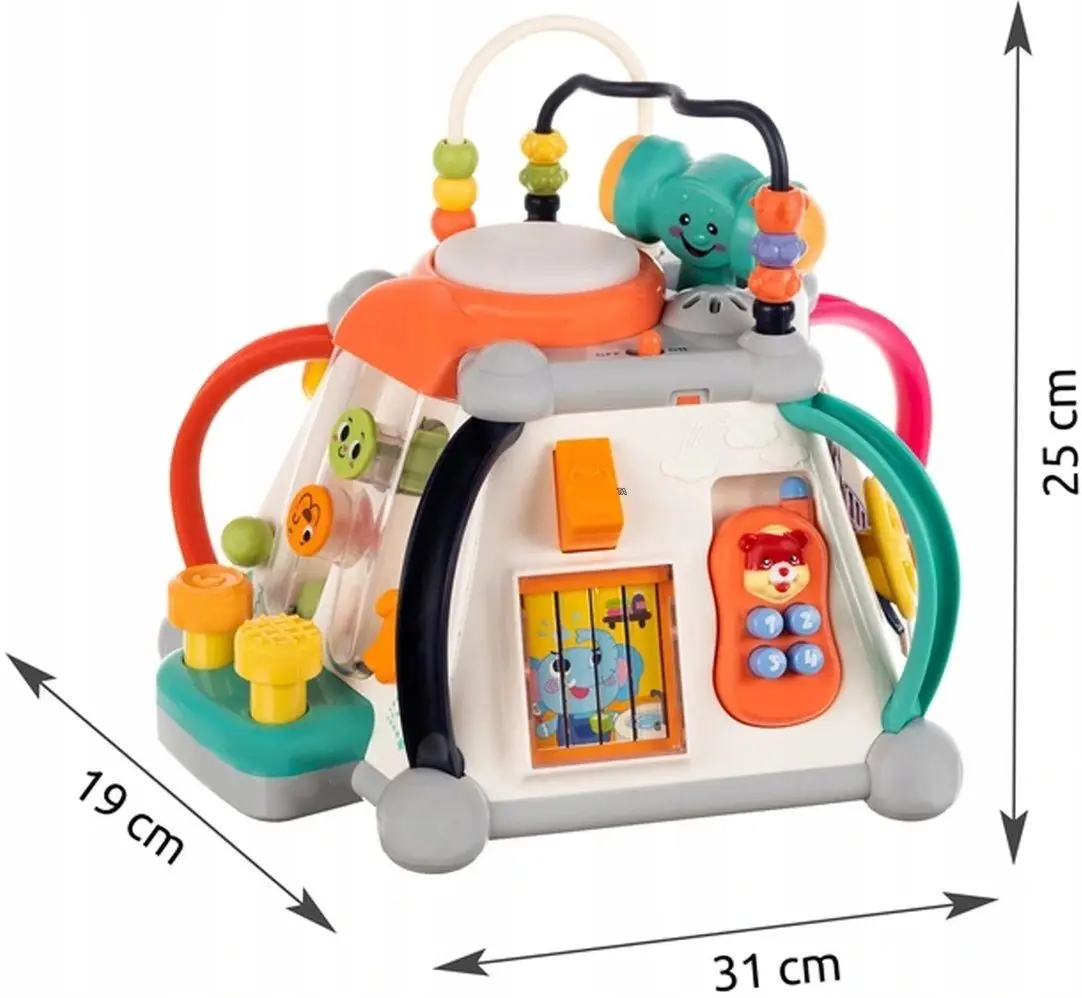 Cub de dezvoltare Hola Toys Activity Pyramid (Multicolour)