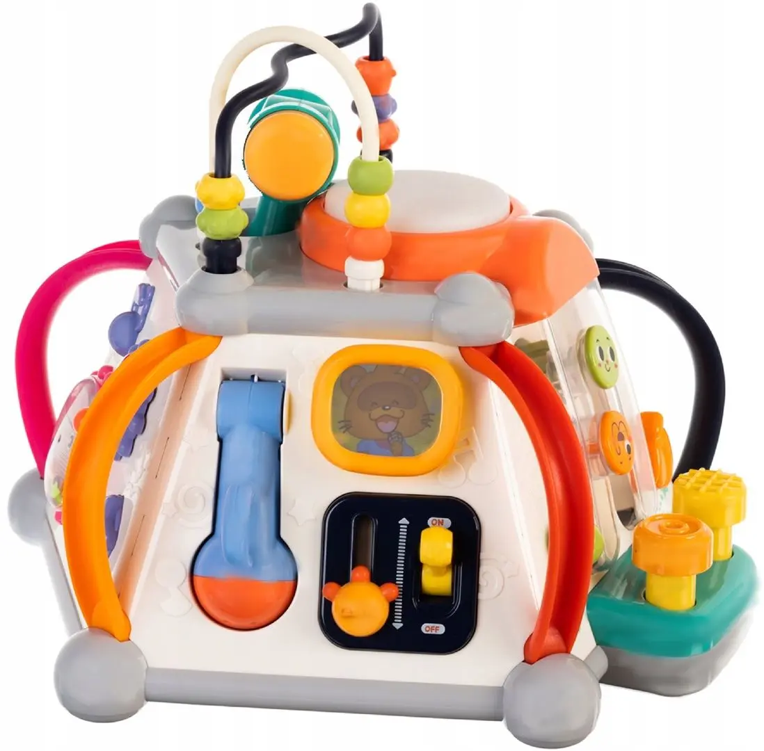 Cub de dezvoltare Hola Toys Activity Pyramid (Multicolour)