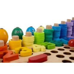 Jucarie de dezvoltare Kruzzel Puzzle-Beads DU17252 (Multicolor) Thumb