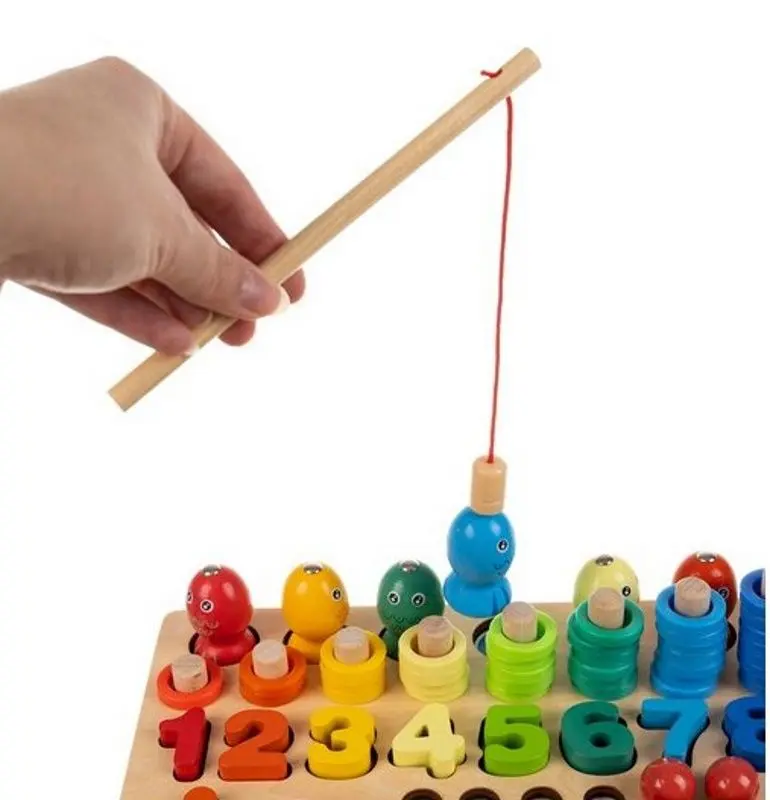 Jucarie de dezvoltare Kruzzel Puzzle-Beads DU17252 (Multicolor)