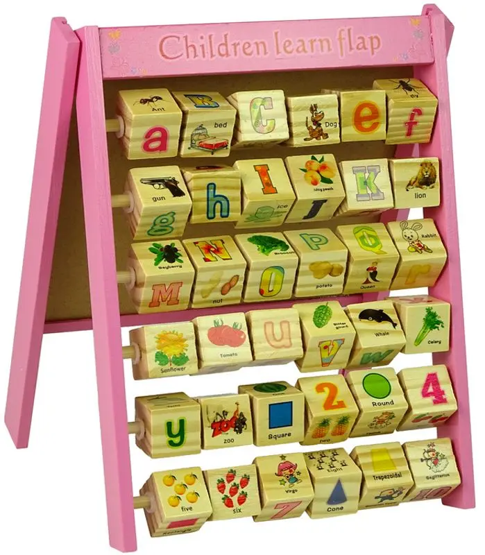 Развивающая игра LeanToys Children Learn Flap (Pink) - 2