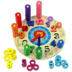 Развивающая игрушка LeanToys Rainbow Digital Clock (Multicolor)