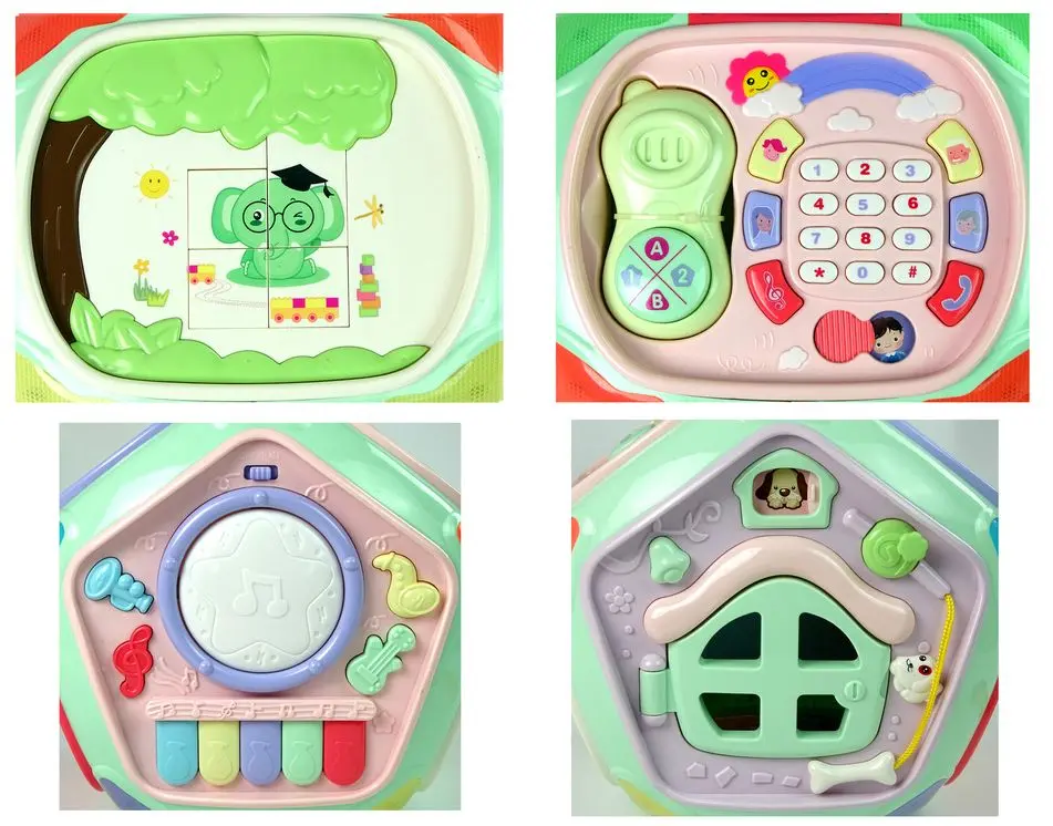 Сортер LeanToys Telephone (Mint/Pink) - 4