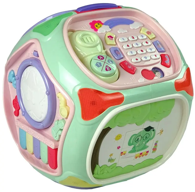 Сортер LeanToys Telephone (Mint/Pink)