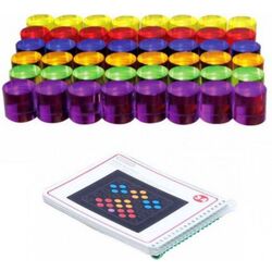 Набор цилиндров для развивающей доски Masterkidz ME13057 (Multicolor) Thumb