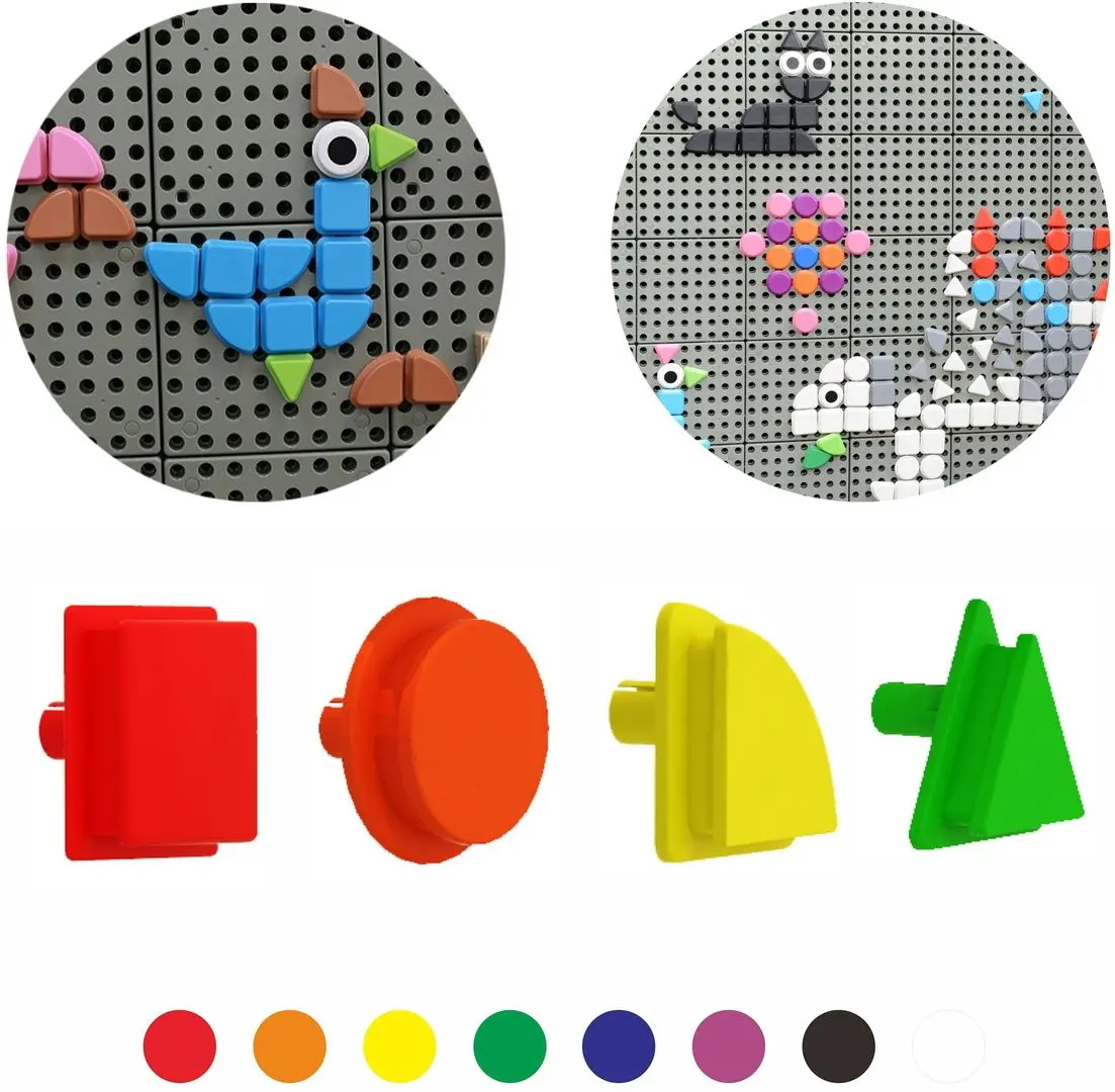 Набор геометрических элементов для развивающей стены Masterkidz ME14818 (Multicolor) - 3