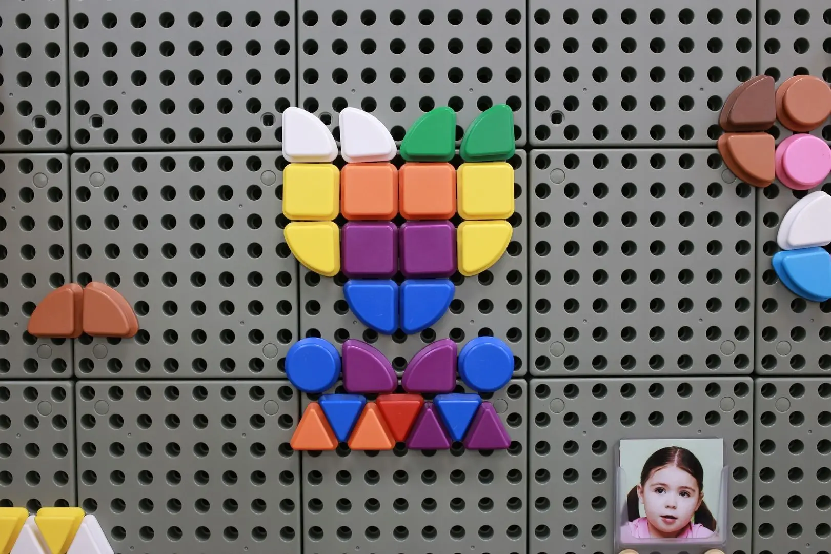 Набор геометрических элементов для развивающей стены Masterkidz ME14818 (Multicolor) - 4